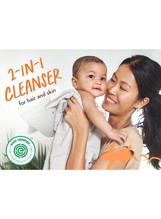 Babo Botanicals Sensitive Baby Fragrance-Free 2-in-1 Shampoo & Wash - Shea Butter, Calendula & Aloe Vera - EWG Verified - Cruelty-Free- Pediatrician Tested - For Babies & Kids - Refill pouch 32 fl.oz. - Image 5