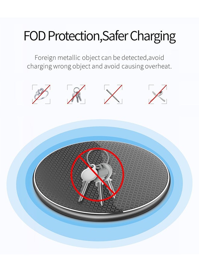 Theodor Wild Soul Printed Ultra Slim Fast Wireless Charger With USB Cable Multicolour - Image 5