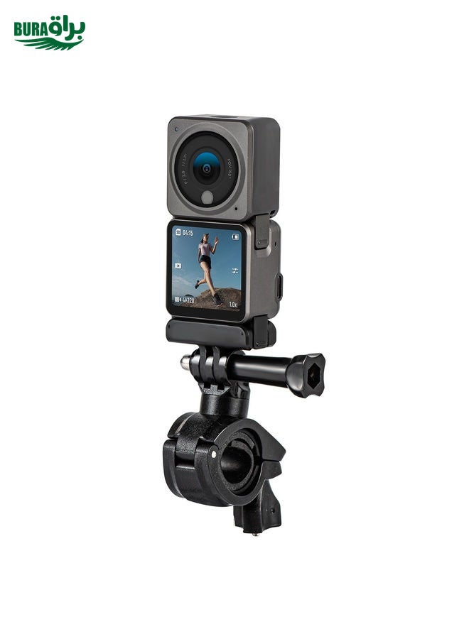 BURAQ STARTRC Upgrade Bike Handlebar Fixed Mount Holder For DJI Action 3 / Action 2 / OSMO Action (Black) - Image 1