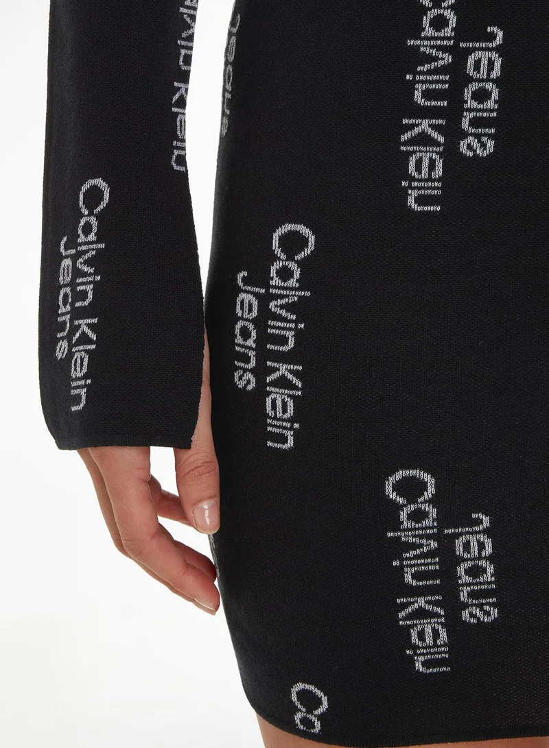 Calvin Klein Jeans Printed Bodycon Dress