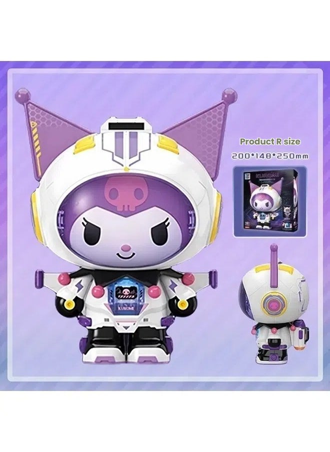 General Sanrio Kuromi Cruise Interstellar Building Blocks Children's Assembled Educational Toys Gifts for Family and friends  - Image 3