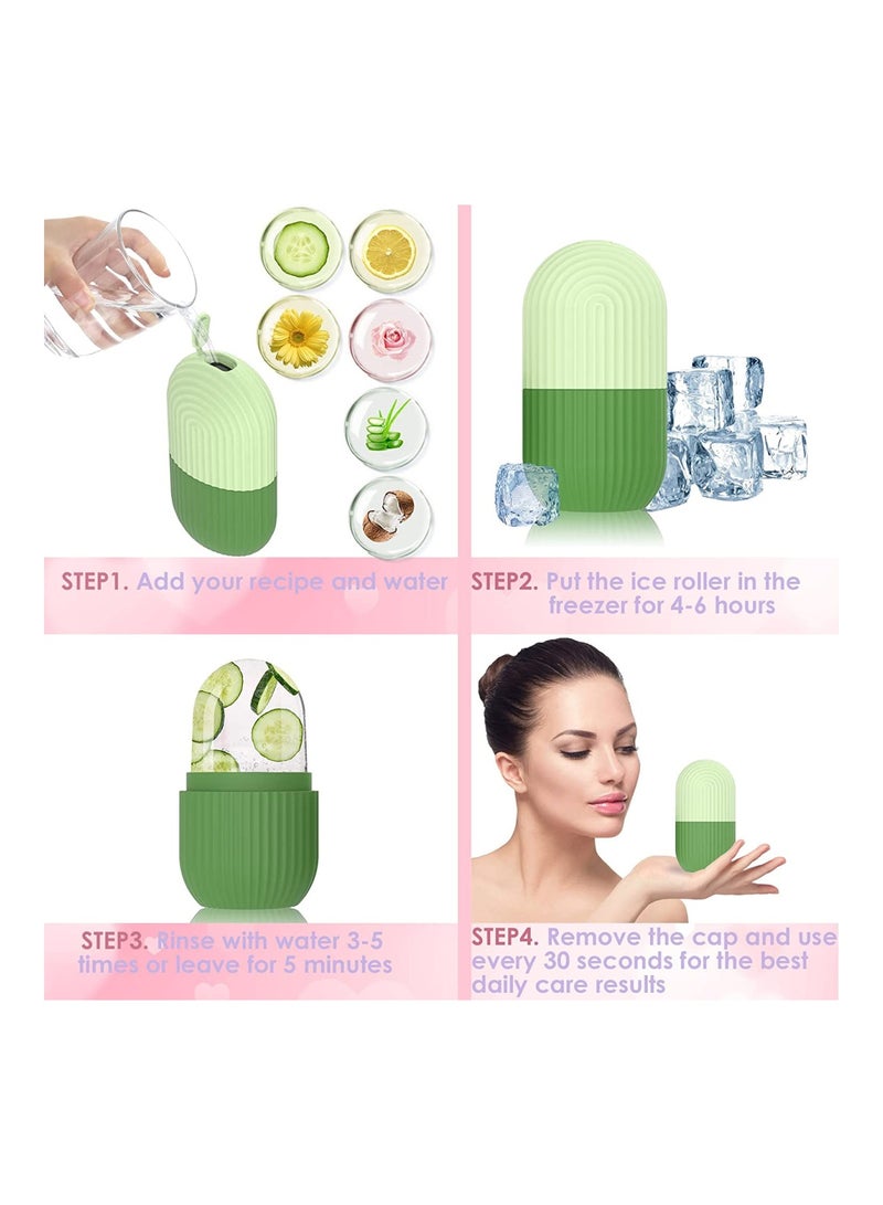 ORiTi Silicone Ice Face Roller Beauty Facial Massage Roller For Eyes Neck And Face - Image 5