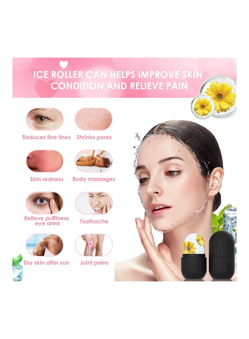 ORiTi Silicone Ice Face Roller Beauty Facial Massage Roller For Eyes Neck And Face - Image 2