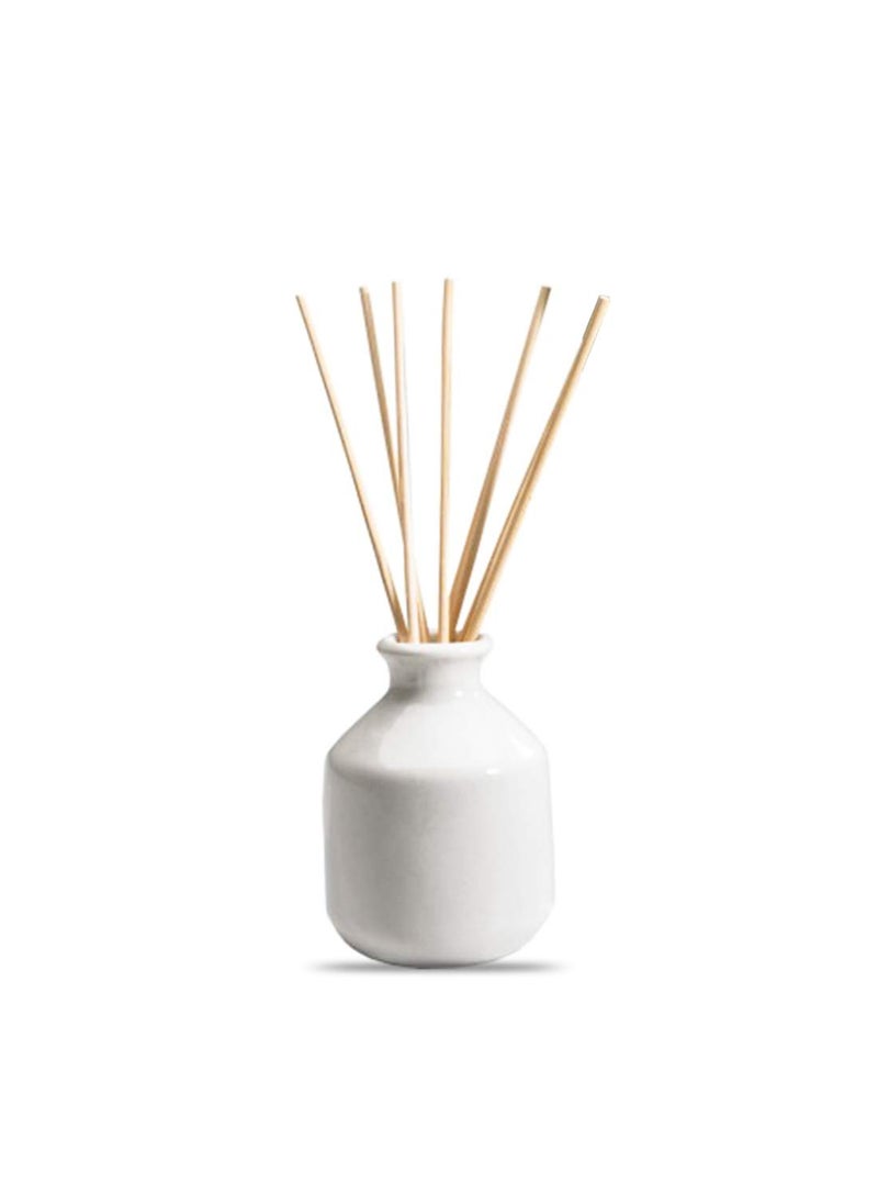 Generic Juvenate ONE Ceramic Aroma Pot Reed Diffuser with 6 Sticks Capacity 100ml 