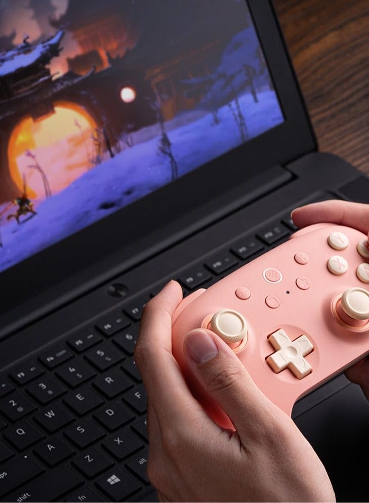 8Bitdo Ultimate 2C Wireless Controller for Windows PC and Android, with 1000 Hz Polling Rate, Hall Effect Joysticks and Triggers, and Remappable L4/R4 Bumpers (Peach) - Image 5