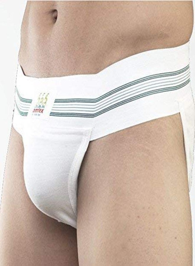 Omtex Cotton Sports Brief (White , Extra Large) - Image 3