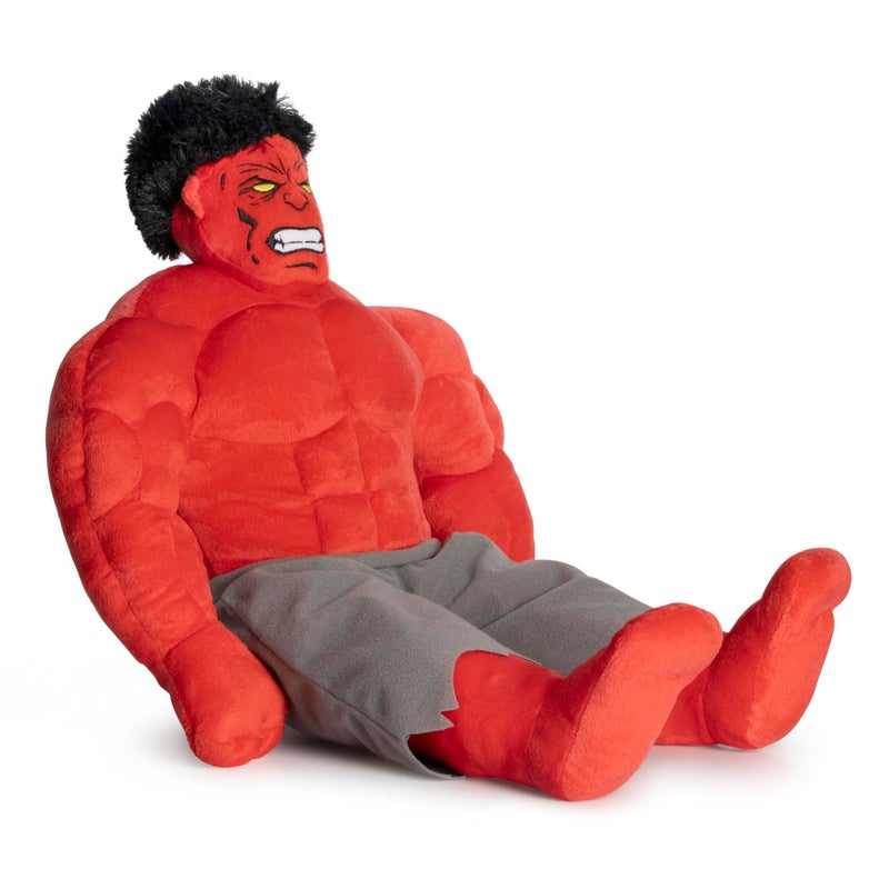 Jay Franco Plush Pillow Buddy - Soft Light Up Plushie Stuffed Pillow with LED Lights  23 Inches Red - Marvel Red Hulk - Image 5