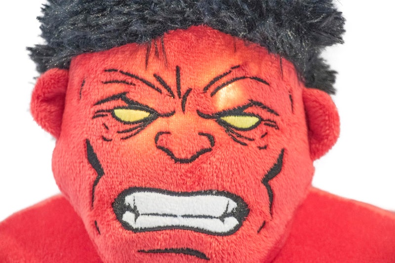 Jay Franco Plush Pillow Buddy - Soft Light Up Plushie Stuffed Pillow with LED Lights  23 Inches Red - Marvel Red Hulk - Image 2