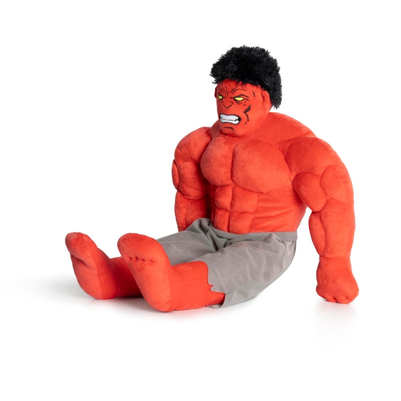 Jay Franco Plush Pillow Buddy - Soft Light Up Plushie Stuffed Pillow with LED Lights  23 Inches Red - Marvel Red Hulk - Image 3