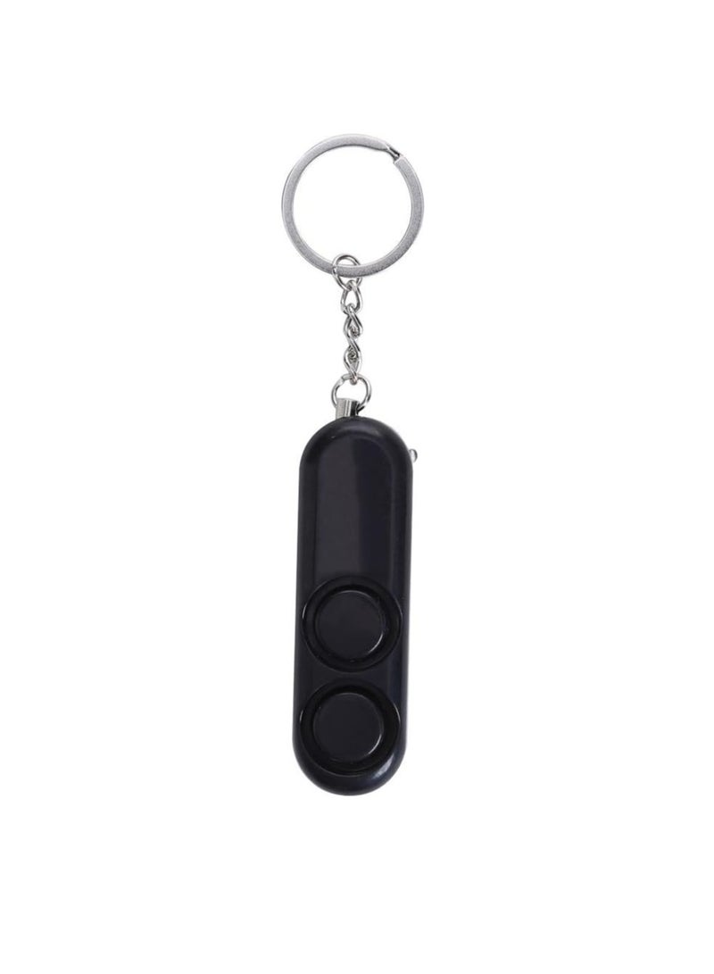 Personal Security Buzzer, Dual Speaker Loud Safety Alarm, Lightweight And Portable Security Siren, Sturdy And Durable Personal Safety Keychain Alarm For Elders Kids Women, (1pc, Black)  - Image 2