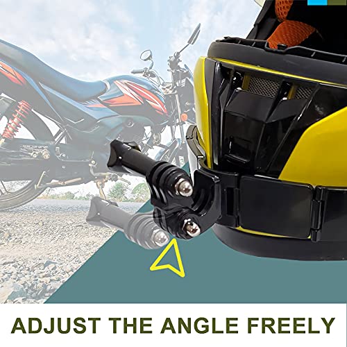 Sruim Motorcycle Accessories Helmet Chin Mount Kit for Insta360 X5 X4 X3, X2, X, R, Go 2, GoPro Hero13 12 11 10 9 8 7 6 5 4 Session 3+, DJI Osmo Action 5 Pro 4 3 2 - Image 5