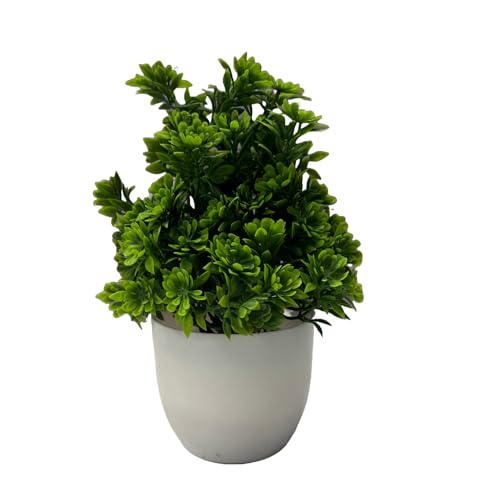 Dekorly Multicolor Artificial Potted Plants, 8 Pack Artificial Plastic Eucalyptus Plants Small Indoor Potted Houseplants, Small Faux Plants for Home Decor Bathroom Office (Height : 17CM, Multi-A) - Image 4