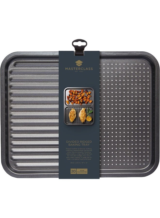 Master Class Masterclass Non-Stick Divided Baking Tray, 39X31X18Cm, Sleeved - Image 4