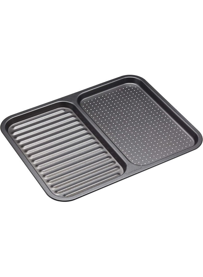 Master Class Masterclass Non-Stick Divided Baking Tray, 39X31X18Cm, Sleeved - Image 1