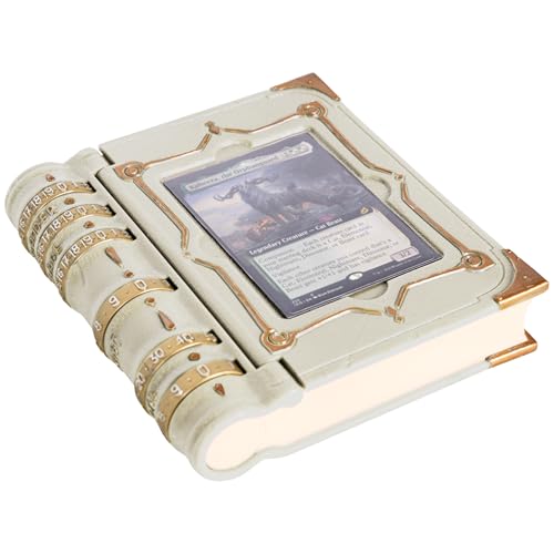 lynx MTG Commander EDH Command ZoneTray for Magic The Gathering with Damage Cast Life Counters Storage for Dice Card Tokens Inside This is Not A Commander Deck Box MTG Accessories Gift White - Image 1