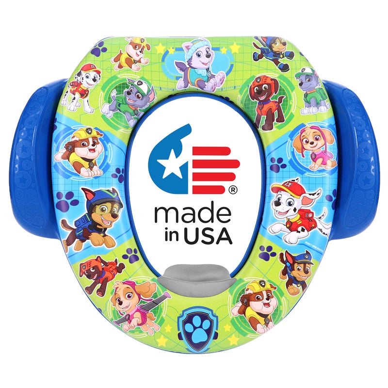 Nickelodeon PAW Patrol "Mission Paw" Soft Potty Seat and Potty Training Seat - Soft Cushion, Baby Potty Training, Safe, Easy to Clean - Image 1