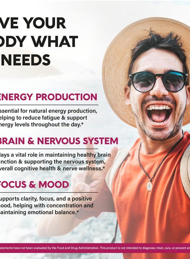 NUTRAHARMONY USDA Organic Vitamin B12 Sublingual Drops - 5000 mcg Liquid Vegan Methylcobalamin for Women & Men - Energy Boost, Focus & Mood, Brain Health Support - Maximize Absorption - 2 Month Supply, 2 fl oz - Image 2