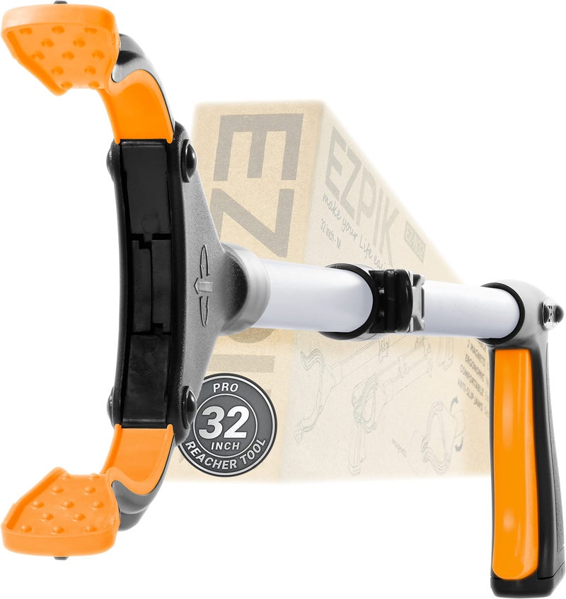 EZPIK Pro 32" Foldable Grabber Reacher Tool for Seniors - Grabbers for Elderly Reaching Tool Heavy Duty Pickup Trash Picker Upper Equipment - Claw Grabber Stick for Reaching Aids, Weed Gripper - Image 1