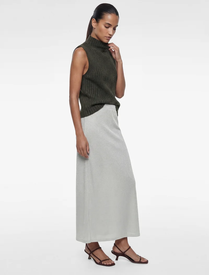 KOTON Gleamy Midi Skirt