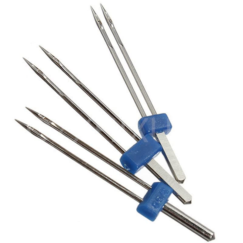 MySouq-Store Hot sell 3PCS Sewing Accessories Double Needle Size 2.0/90, 3.0/90, 4.0/90 Sewing Machine Needles Pins 5BB5611