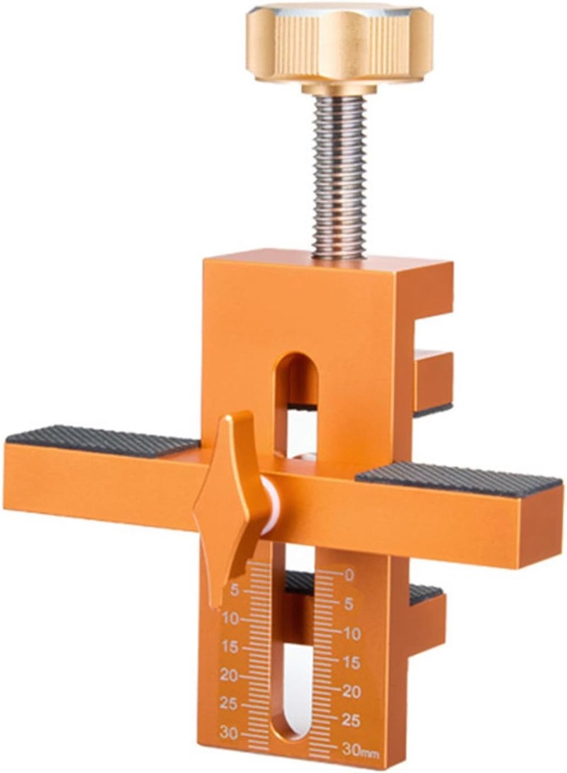 GGOOT Cabinet Door Mounting Positioner Aluminum Cabinet Hardware Jig Adjustable Locator Clamp Tool for Cabinet Door - Image 1