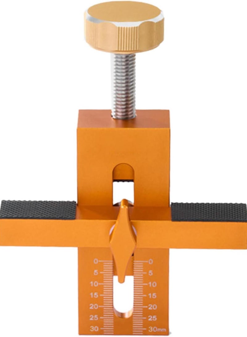 GGOOT Cabinet Door Mounting Positioner Aluminum Cabinet Hardware Jig Adjustable Locator Clamp Tool for Cabinet Door - Image 3