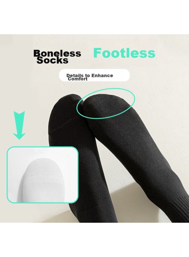 Nolansend Disposable Socks Uni Daily Cotton Socks For Travel Sports Portable Pack Sweat-absorbent Breathable Mid-calf 20 Pairs - Image 3