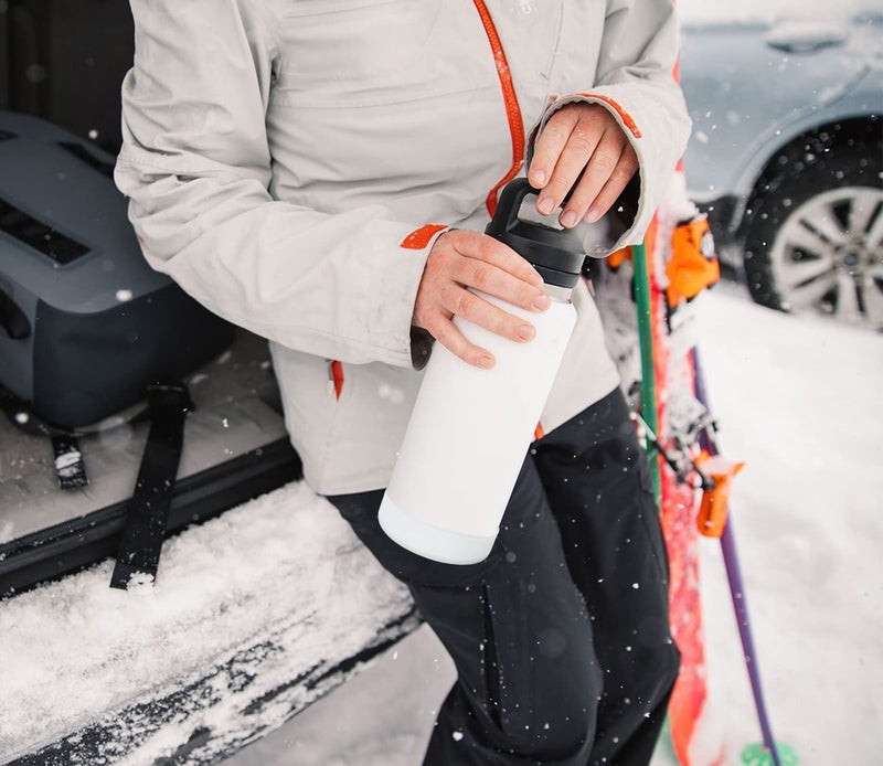 Acemoo Silicone Boot Sleeve for YETI Rambler 36 oz, Safer Protection for YETI Water Bottle 36 oz, Clear - Dishwasher Safe - Image 4