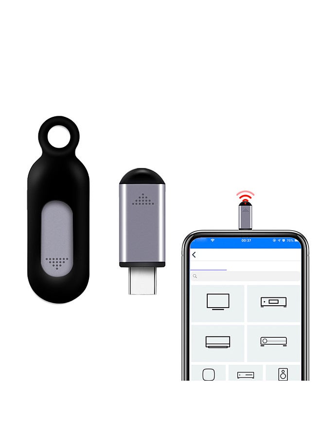 Generic - Wireless Smart Phone Infrared Transmitter Universal Mini Remote Controller with Type-C Connector Replacement for Android Smartphone TV Air Conditioner Fan Camera - Image 1