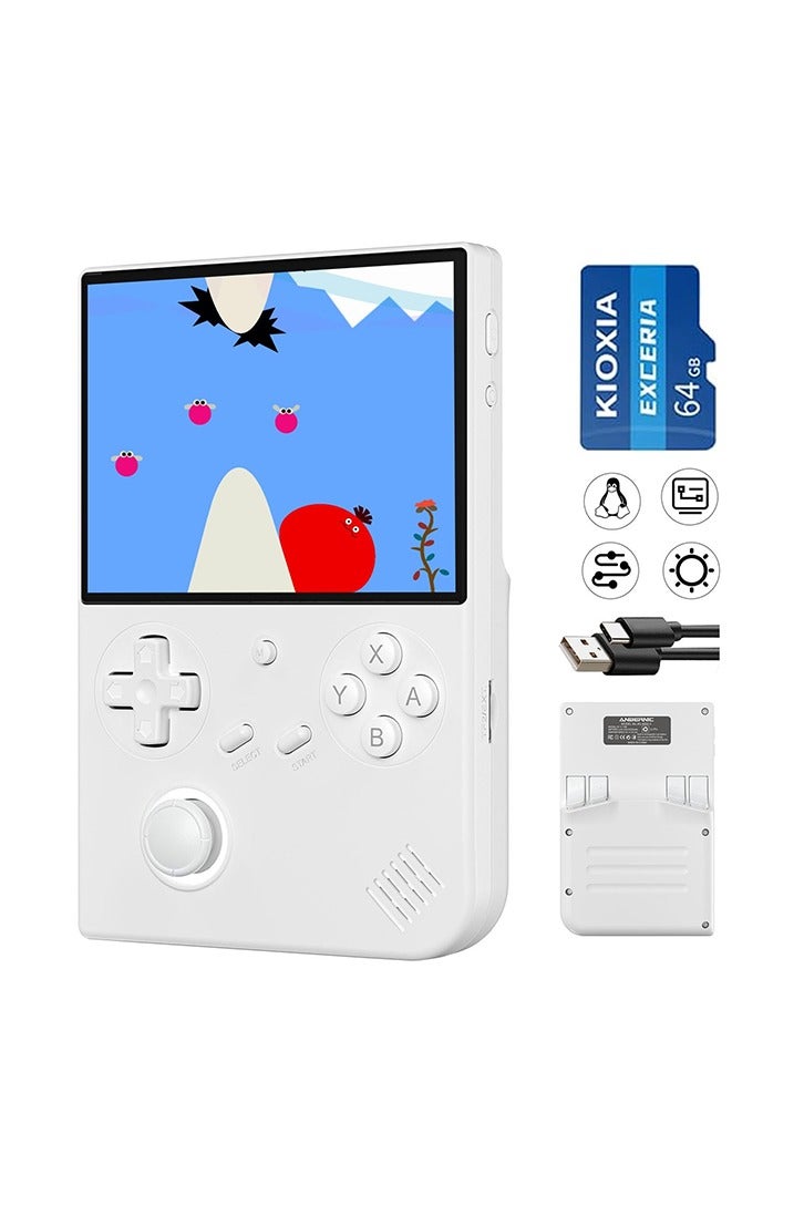ANBERNIC  RG40XX V Handheld Game Console RG 40XXV 4.0'' IPS Screen with 64G TF Card  Supports 5G WiFi 4.2 Bluetooth Online Fighting,Streaming and HDMI Retro Emulator RG40XX  - Image 1