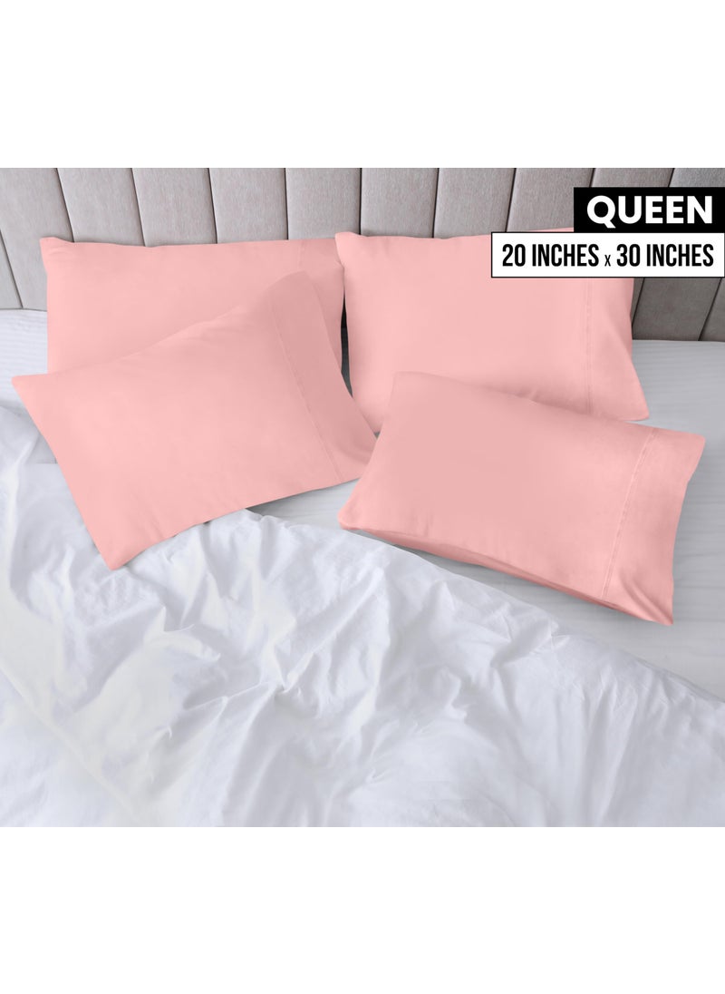 Utopia Bedding Utopia Bedding Queen Pillow Cases - 4 Pack - Envelope Closure - Soft Brushed Microfiber Fabric - Shrinkage and Fade Resistant Pillow Covers Queen Size 20 X 30 Inches (Queen  Pink)  - Image 2