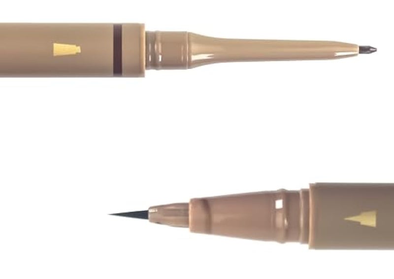 Rose Bery - Brow Pencil, Brows On Demand 2-IN-1, Precise Shaping, Long Lasting, 02 Dark Brown, 1.0 GM, Model - RB-EB0863