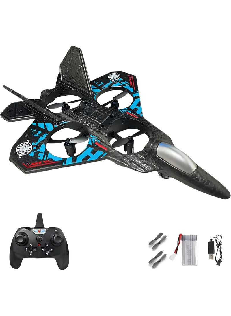 DUSALA Airplane Remote Control  Quadcopter - RC Drone Helicopter - Toy Gift Idea for Adults Kids - Propeller Charger - Acrobatic Indoor Outdoor - Image 1