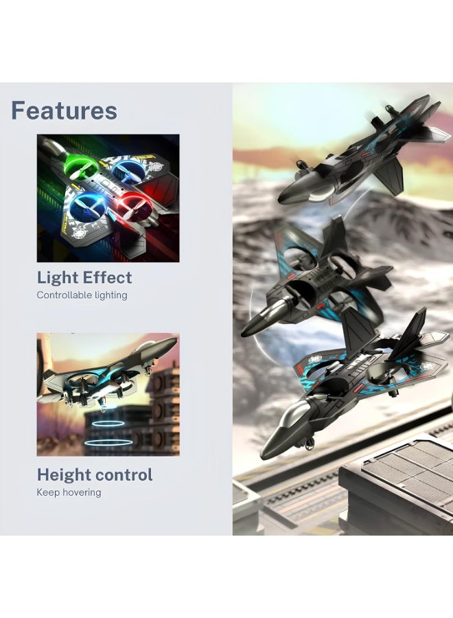 DUSALA Airplane Remote Control  Quadcopter - RC Drone Helicopter - Toy Gift Idea for Adults Kids - Propeller Charger - Acrobatic Indoor Outdoor - Image 4