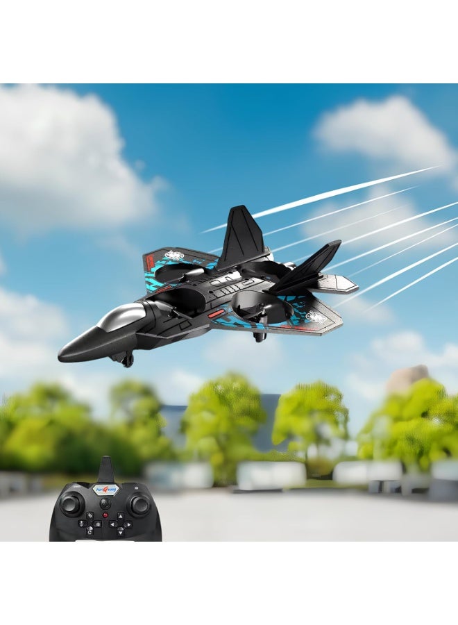 DUSALA Airplane Remote Control  Quadcopter - RC Drone Helicopter - Toy Gift Idea for Adults Kids - Propeller Charger - Acrobatic Indoor Outdoor - Image 2