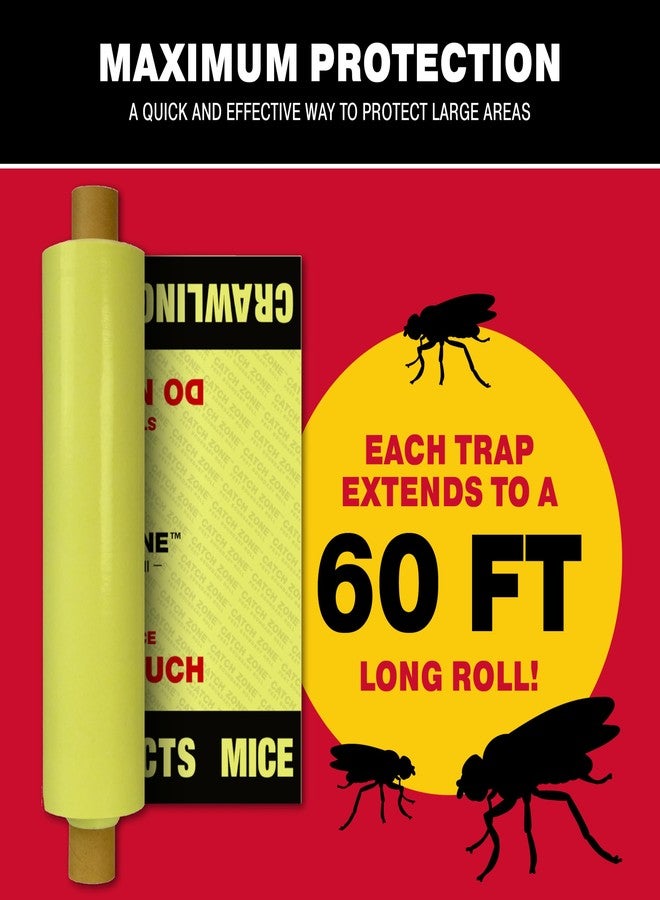 Catchmaster Catch Zone Profeshional Strength Pest | Mouse | Rodent | Insect | Bug Control; Super Long Indoor Boundary Roll - 60 FT Long / 12" Wide - Image 2