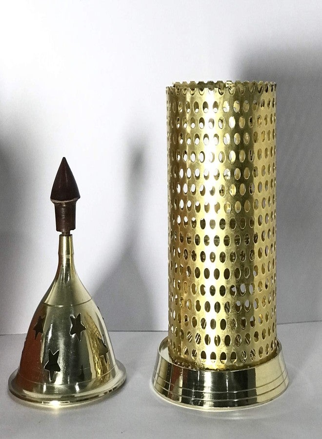 Brass Gallery معرض النحاس نحاس جالي أخاند بيلر ضياء (ذهبي) - Image 3