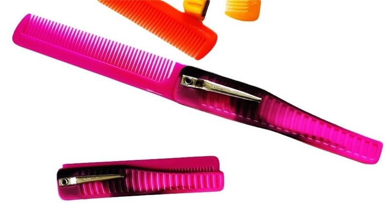 Rinpoche Folding Pocket Comb Professional Travel Friendly Fine Tooth Kangi Hair Comb for Styling Hair Mustache Beard Multicolor Pack Of 3 - Image 2