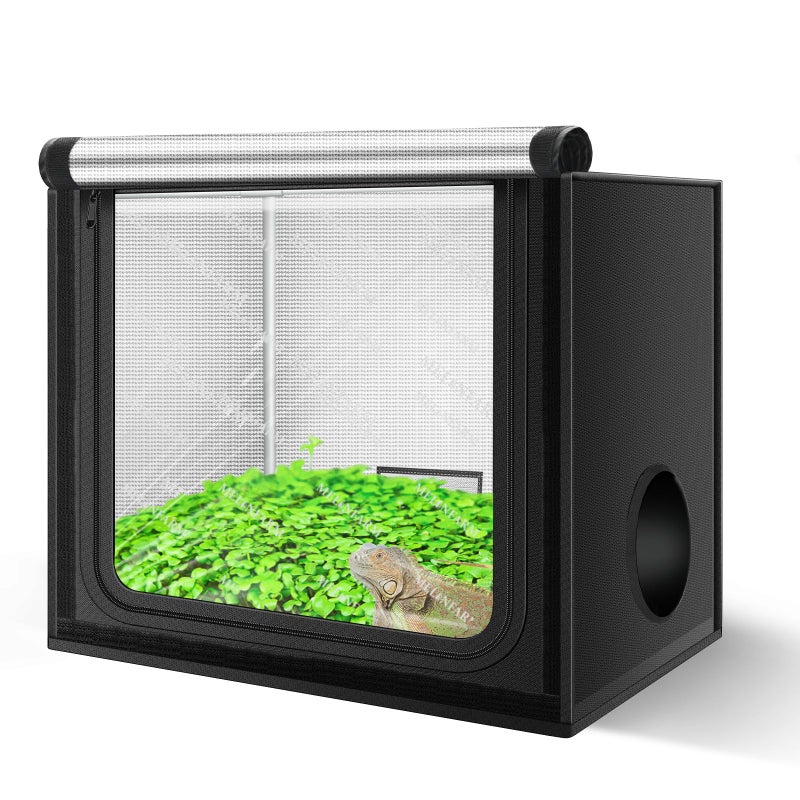 MELONFARM 24"x16"x24" Grow Tent, Double Transparent Viewing Door Indoor Grow Tent, Growing Tent with High Reflective Mylar & Floor Tray, Plant Tent for Indoor Hydroponics Growing - Image 2
