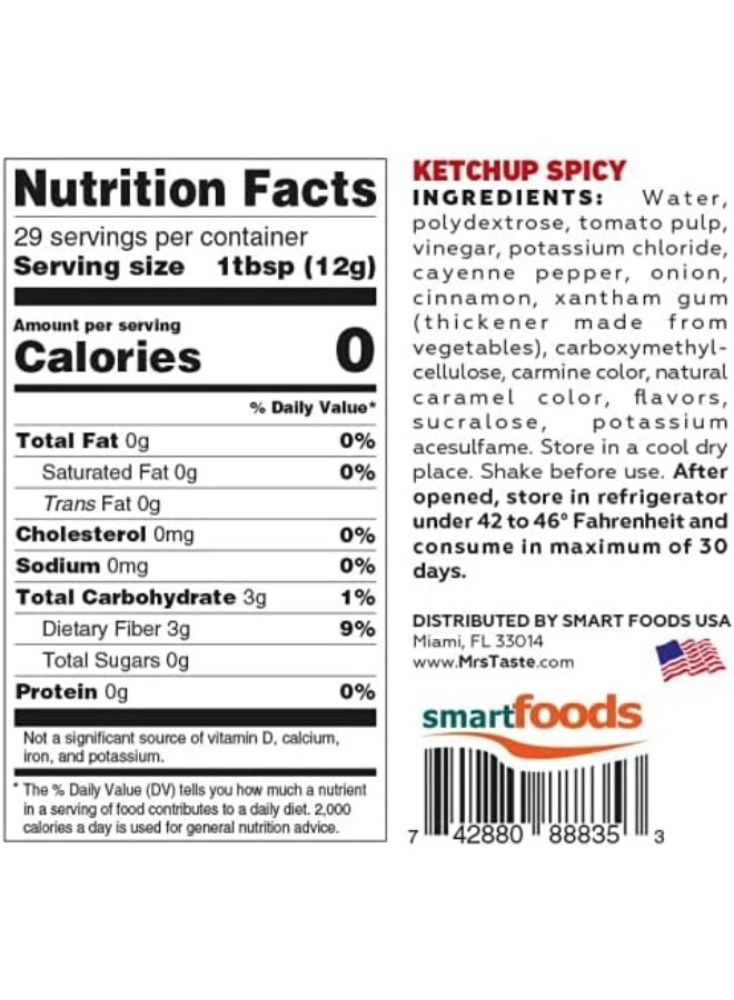 MRS TASTE HOT KETCHUP SAUCE 350G - Image 4