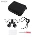 NSKI Loupes 35X 420mm Binocular Optical Glasses Metal Frame Magnifier - Image 2