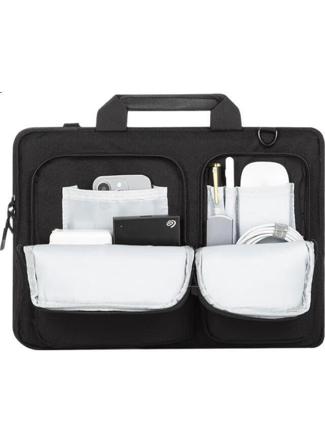 Womt No-Ink Notebook Laptop Bag Handheld 13/14 Inch Suitable For Apple Huawei Matebook Lenovo Xiaoxin Hp Asus Dell Xiaomi Business Document Bag Men And Women - Image 2