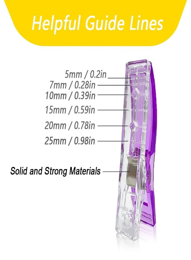 KOLUPA Large Sewing Clips for Fabric and Quilting, KOLUPA Plastic Clips Fabric Clips Quilt Clips 30 Pcs, Sewing Notions for Sewing Quilting Supplies Crafting Tools, Multipurpose Sewing Accessories - Image 2