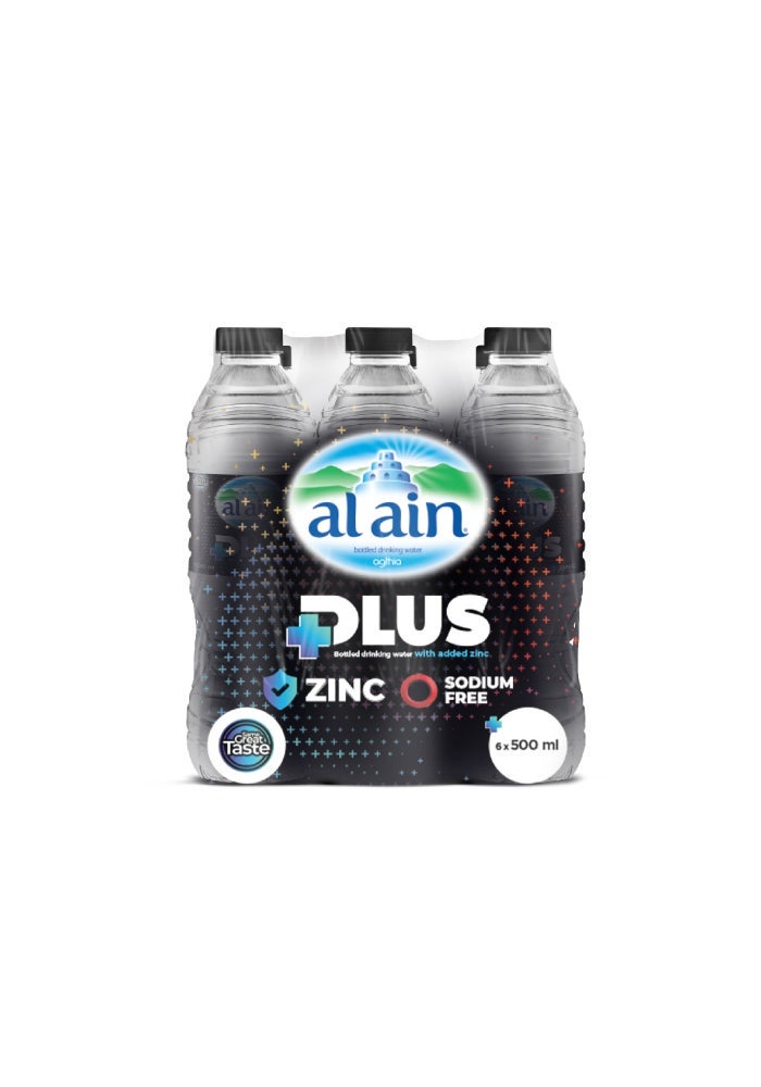 Al Ain Mineral Water, Sodium Free - 500ml x 6, UAE
