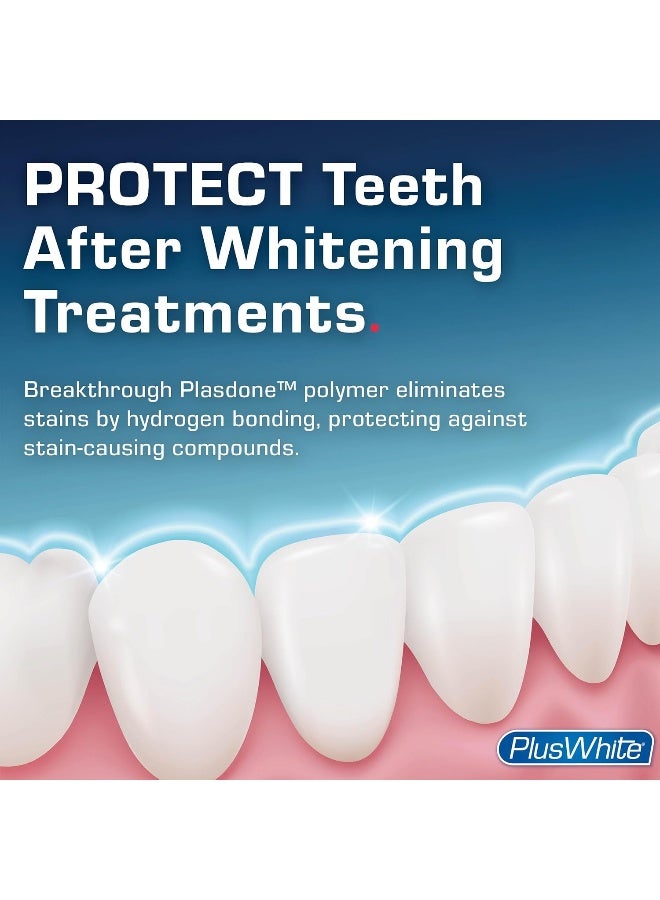 Plus White Post Whitening Stain Rinse Protects Against Smoking Wine Coffee Dentist Recommended Whitening Teeth Rinse 6 oz Pack of 1 - Image 3