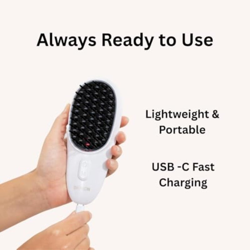 Electric Scalp Massager Brush, Vibrating, Detachable Heads - Image 5