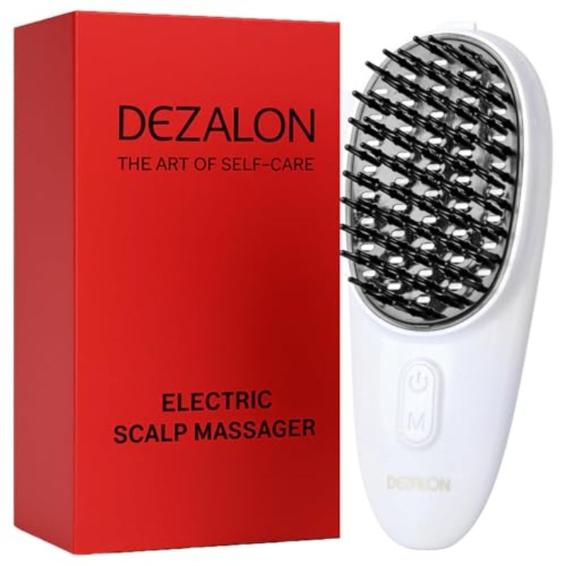 Electric Scalp Massager Brush, Vibrating, Detachable Heads - Image 1
