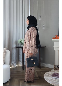 Jimmy Le Bond Chic Waves Matching Set – Premium Modest Wear (Beige Grace)  - Image 2