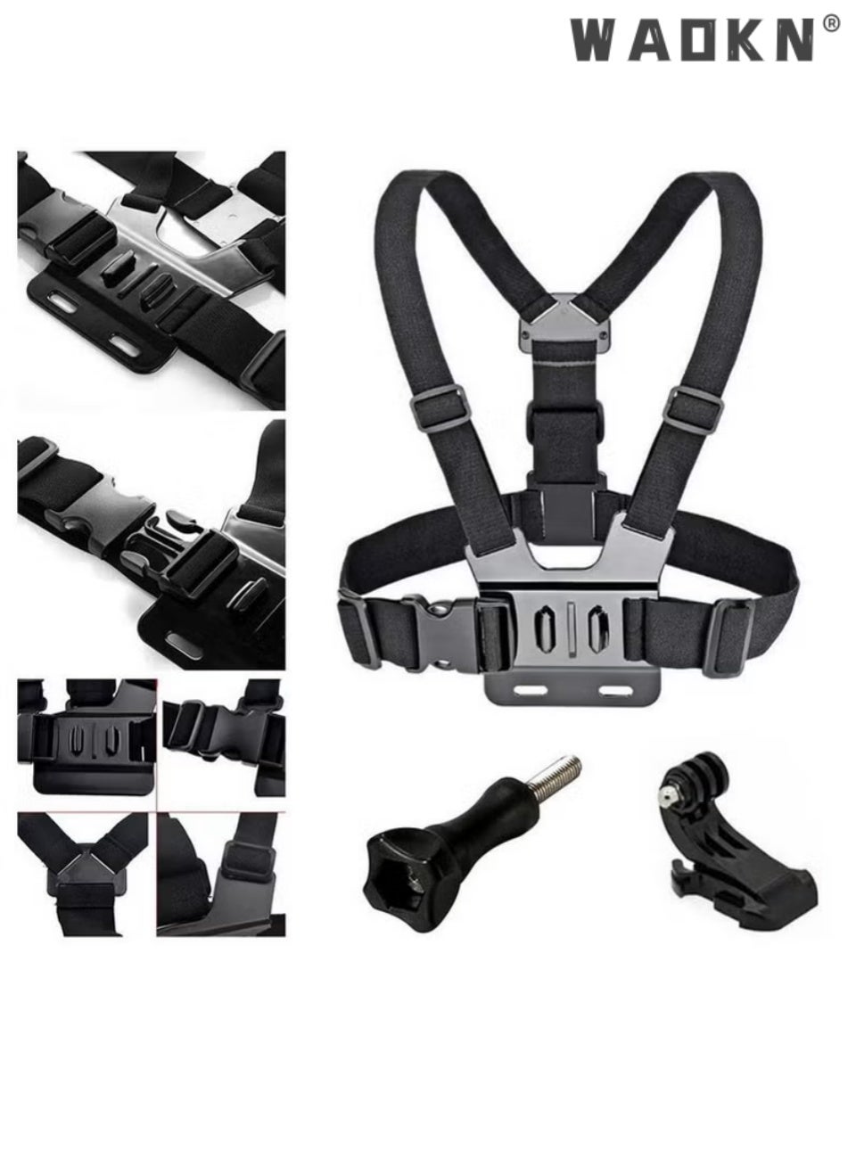 واوكن Waokn Chest Harness And Head Strap Kit