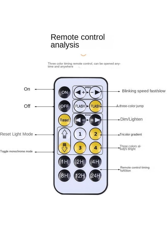 Bluejw 3D Night Light Cartoon Animation Dynamic Tri-color Acrylic Bedside Lamp Remote Control Creative LED Table Lamp - Image 5